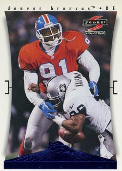 1997 Score Denver Broncos #8 Alfred Williams Front