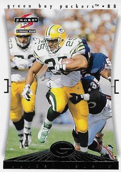1997 Score Green Bay Packers #7 Dorsey Levens Front