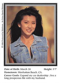 1994-95 Sideliners Pro Football Cheerleaders #R31 Karen Kim Back