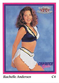 1994-95 Sideliners Pro Football Cheerleaders #C4 Rachelle Andersen Front