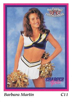 1994-95 Sideliners Pro Football Cheerleaders #C11 Barbara Martin Front