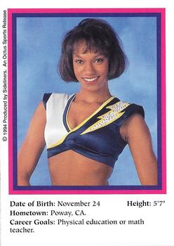 1994-95 Sideliners Pro Football Cheerleaders #C24 Erica Eichelberger Back
