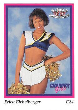 1994-95 Sideliners Pro Football Cheerleaders #C24 Erica Eichelberger Front