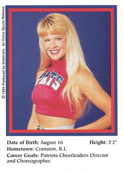 1994-95 Sideliners Pro Football Cheerleaders #P41 Tracy Madden Back