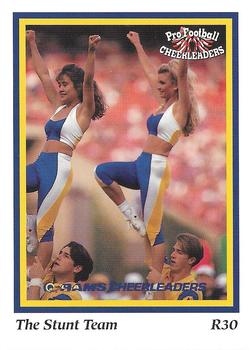 1994-95 Sideliners Pro Football Cheerleaders #R30 The Acrobatics Team Front