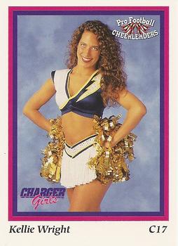 1994-95 Sideliners Pro Football Cheerleaders #C17 Kellie Wright Front