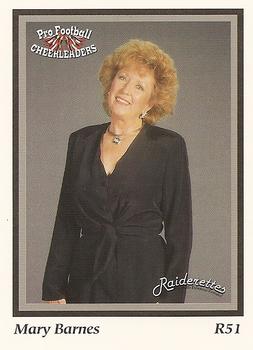1994-95 Sideliners Pro Football Cheerleaders #R51 Mary Barnes Front