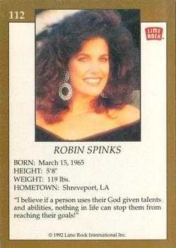 1992 Lime Rock Pro Cheerleaders #112 Robin Spinks Back