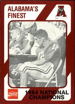 1989 Collegiate Collection Coke Alabama Crimson Tide (580) #376 1964 National Champions Front