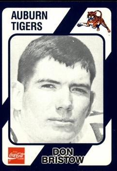 1989 Collegiate Collection Coke Auburn Tigers (580) #240 Don Bristow Front