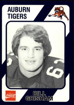 1989 Collegiate Collection Coke Auburn Tigers (580) #271 Bill Grisham Front