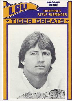 1983 Sunbeam Bread LSU Tigers #5 Steve Ensminger Front