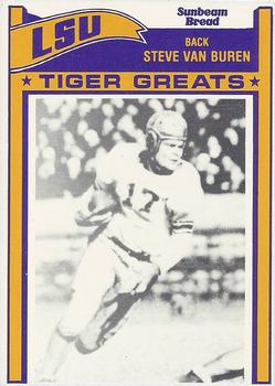 1983 Sunbeam Bread LSU Tigers #17 Steve Van Buren Front
