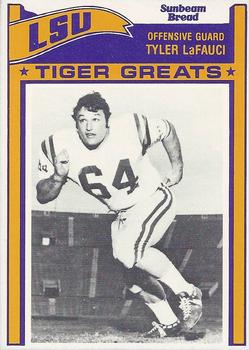 1983 Sunbeam Bread LSU Tigers #64 Tyler LaFauci Front
