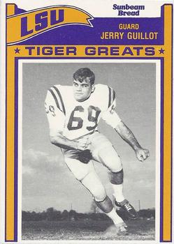 1983 Sunbeam Bread LSU Tigers #69 Jerry Guillot Front