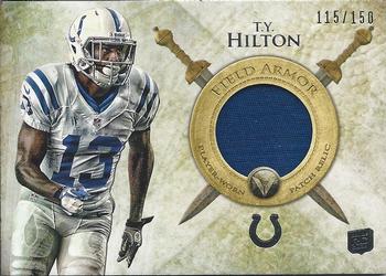 2012 Topps Valor - Field Armor Patches #FAP-TYH T.Y. Hilton Front