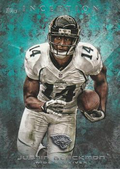 2013 Topps Inception #8 Justin Blackmon Front