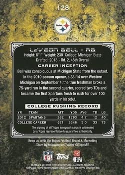 2013 Topps Inception #128 Le'Veon Bell Back