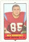 1969 Topps - Four-in-One Singles #NNO Nick Buoniconti Front