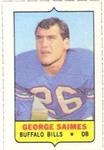 1969 Topps - Four-in-One Singles #NNO George Saimes Front