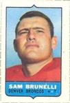 1969 Topps - Four-in-One Singles #NNO Sam Brunelli Front
