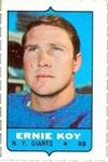 1969 Topps - Four-in-One Singles #NNO Ernie Koy Front