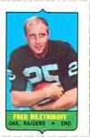 1969 Topps - Four-in-One Singles #NNO Fred Biletnikoff Front