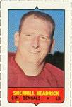 1969 Topps - Four-in-One Singles #NNO Sherrill Headrick Front