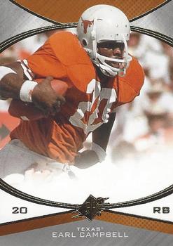 2013 SPx #30 Earl Campbell Front