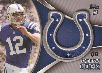2012 Topps - Logo Patch #TLP-AP Andrew Luck Front