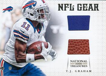 2012 Panini National Treasures - NFL Gear Combos #31 T.J. Graham Front