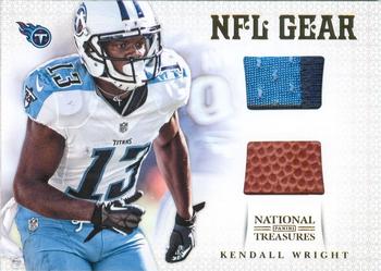 2012 Panini National Treasures - NFL Gear Combos Prime #28 Kendall Wright Front