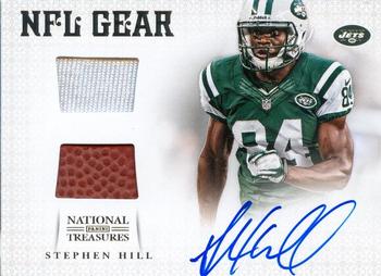 2012 Panini National Treasures - NFL Gear Combos Signatures #17 Stephen Hill Front