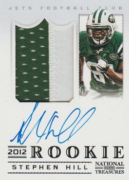 2012 Panini National Treasures - Rookie Signature Material Black #315 Stephen Hill Front