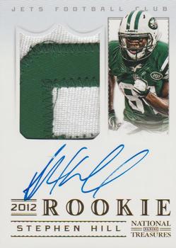 2012 Panini National Treasures - Rookie Signature Material Gold #315 Stephen Hill Front