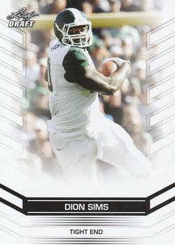 2013 Leaf Draft #19 Dion Sims Front