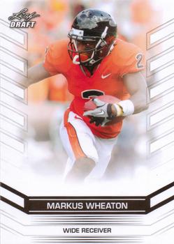 2013 Leaf Draft #47 Markus Wheaton Front