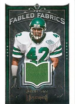 2012 Panini Playbook - Fabled Fabrics #32 Ronnie Lott Front