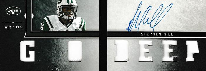 2012 Panini Playbook - Rookie Playbook Materials Die Cut Autographs Prime Variation #31 Stephen Hill Front