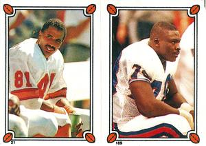1987 Topps Stickers #21 / 169 Phil Freeman / Bruce Smith Front
