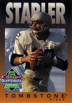 1995 Tombstone Pizza Classic Quarterback Series #9 Ken Stabler Front