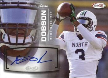 2013 SAGE - Autographs Silver #10 Aaron Dobson Front