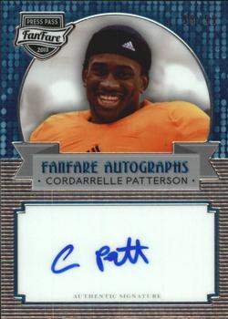 2013 Press Pass Fanfare - Aqua #FF-CP Cordarrelle Patterson Front