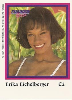 1994-95 Sideliners Pro Football Cheerleaders - Sideline Swimsuit #C2 Erika Eichelberger Back