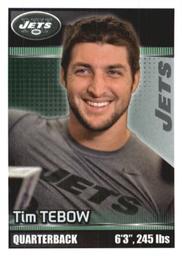 2012 Panini Stickers #50 Tim Tebow Front