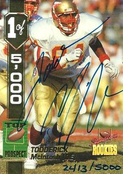 1994 Signature Rookies - Autograph Promos #C3 Toddrick McIntosh Front