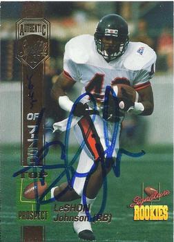 1994 Signature Rookies - Autographs #26 LeShon Johnson Front