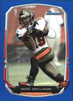 2013 Bowman - Blue #55 Mike Williams Front