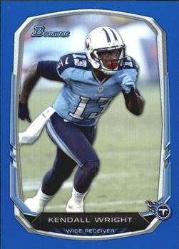 2013 Bowman - Blue #69 Kendall Wright Front