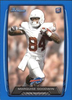 2013 Bowman - Blue #183 Marquise Goodwin Front